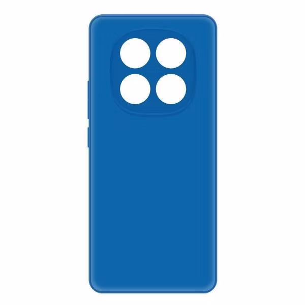 Чехол для смартфона, телефона Krutoff Silicone Case для Xiaomi Redmi Note 14 Pro 5G синий