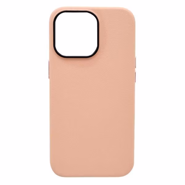 Чехол Leather Co. для iPhone 15 Pro розовый