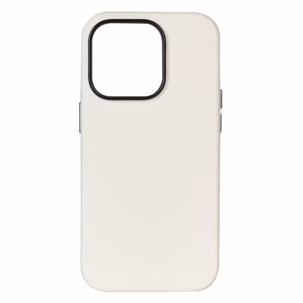 Чехол Leather Co. для iPhone 15 Pro Max белый