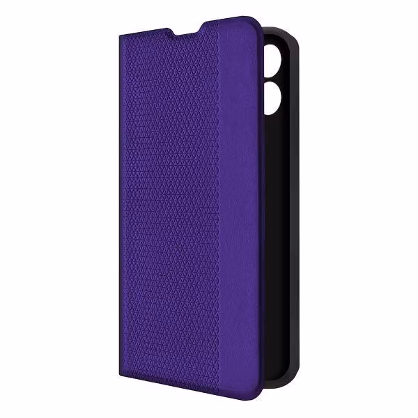 Чехол для смартфона, телефона Krutoff Neo Book для Samsung Galaxy A06 фиолетовый