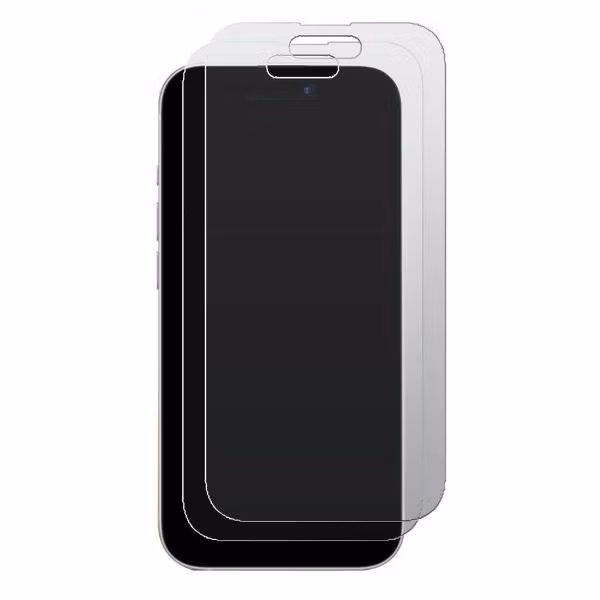 Защитное стекло для смартфона, телефона Krutoff для iPhone 15 2шт (480393)