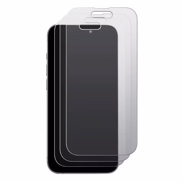 Защитное стекло для смартфона, телефона Krutoff для iPhone 15 Pro 3шт (480446)