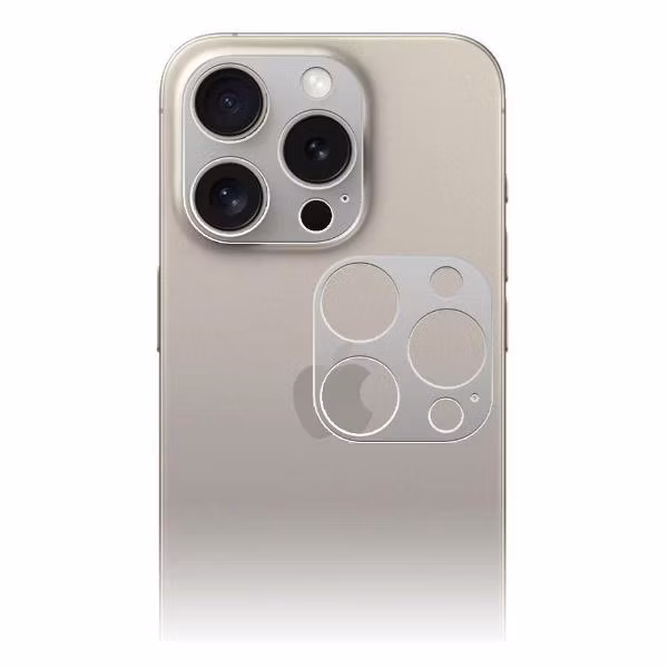 Защитное стекло для смартфона, телефона Krutoff матовое для камеры iPhone 15 Pro 2шт.