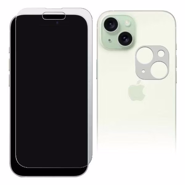 Защитное стекло для смартфона, телефона Krutoff для iPhone 15 (480392)