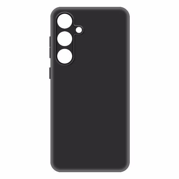 Чехол для смартфона, телефона Krutoff Soft Case для Samsung Galaxy S24 FE черный