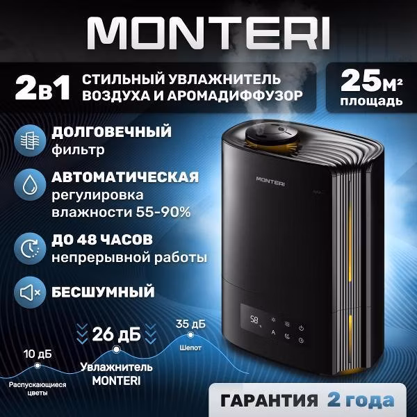 Воздухоувлажнитель MONTERI Wasser B25