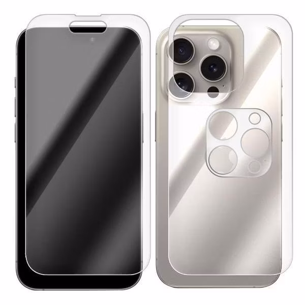 Защитное стекло для смартфона, телефона Krutoff для iPhone 15 Pro (480440)