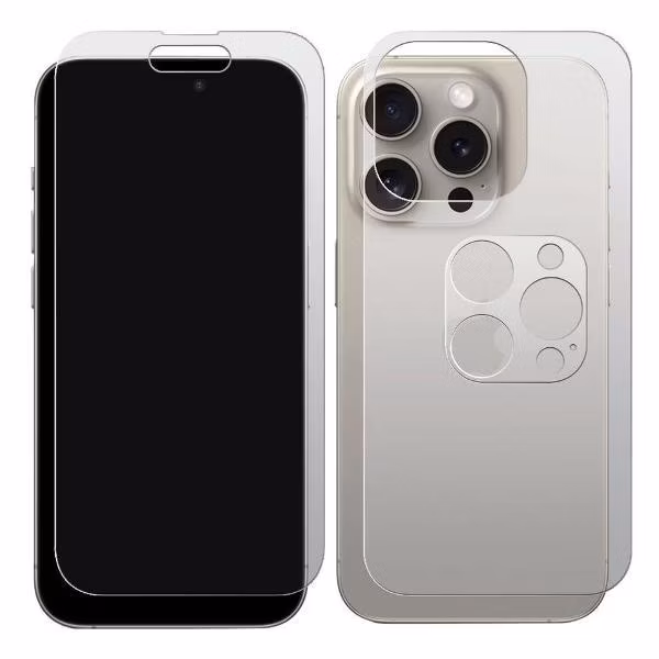 Защитное стекло для смартфона, телефона Krutoff для iPhone 15 Pro (480447)