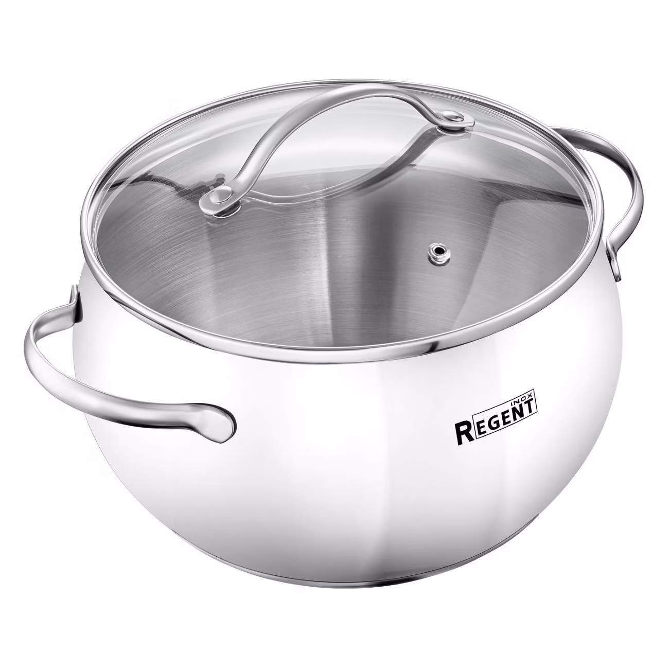 Кастрюля 18см/2.7л с крышкой REGENT inox Apple B