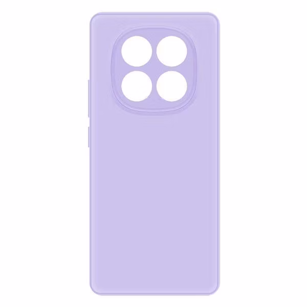 Чехол для смартфона, телефона Krutoff Silicone Case Xiaomi Redmi Note 14 Pro+ 5G фиолетовый