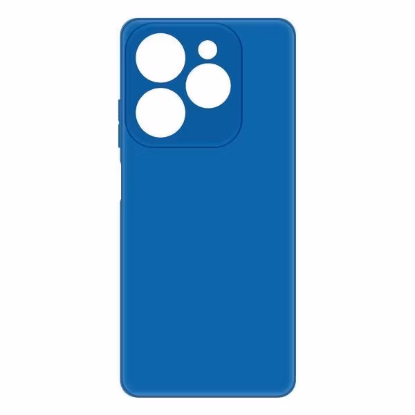 Чехол для смартфона, телефона Krutoff Silicone Case Infinix Hot 40i синий