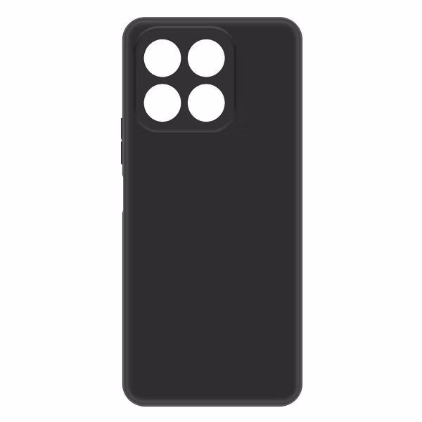 Чехол для смартфона, телефона Krutoff Silicone Case Honor X6b черный