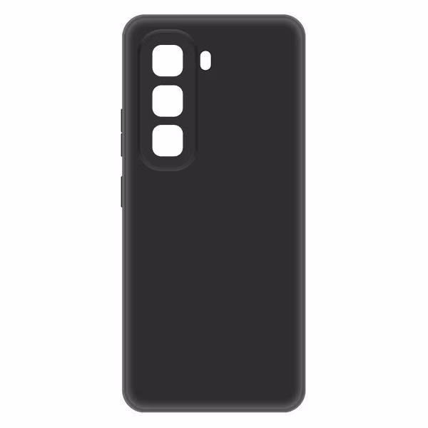 Чехол для смартфона, телефона Krutoff Silicone Case Infinix Hot 50 Pro черный