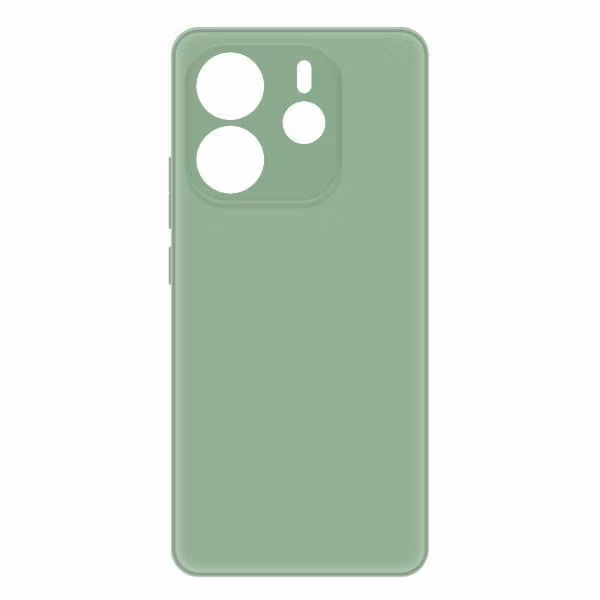 Чехол для смартфона, телефона Krutoff Silicone Case Xiaomi Redmi Note 14 4G зеленый