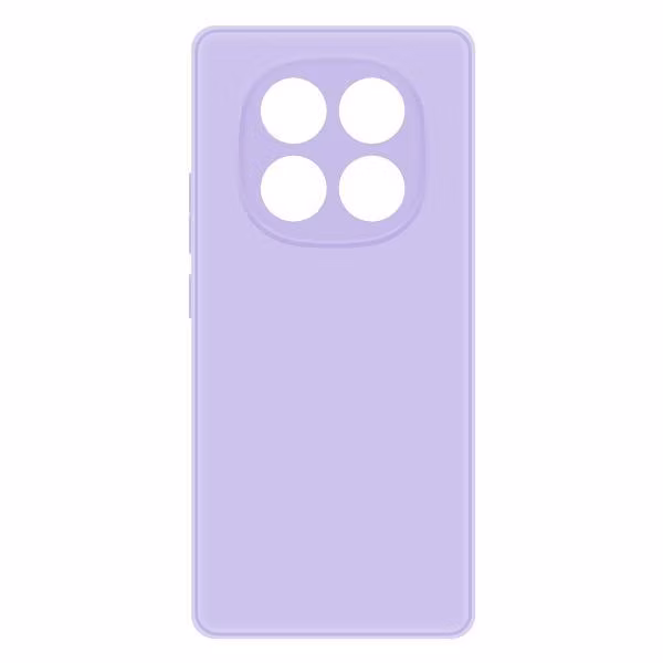Чехол для смартфона, телефона Krutoff Silicone Case Xiaomi Redmi Note 14 Pro 4G фиолетовый