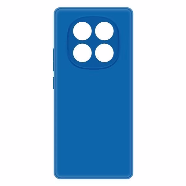 Чехол для смартфона, телефона Krutoff Silicone Case Xiaomi Redmi Note 14 Pro 4G синий