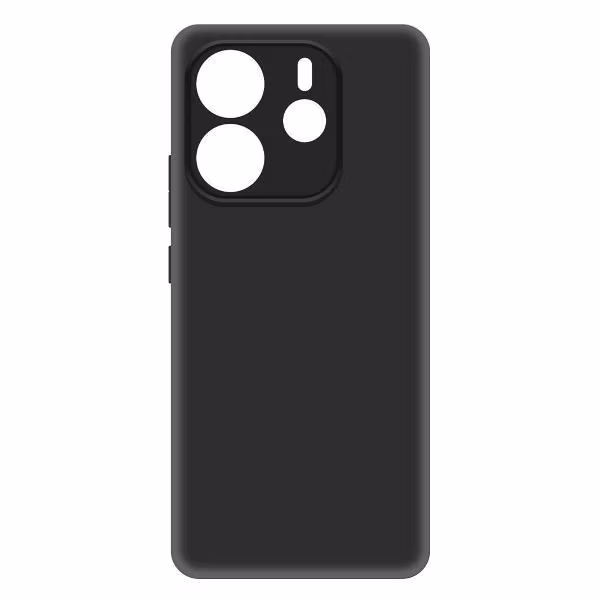 Чехол для смартфона, телефона Krutoff Soft Case Xiaomi Redmi Note 14 4G черный