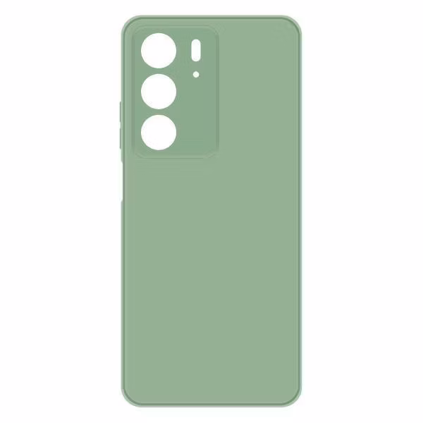 Чехол для смартфона, телефона Krutoff Silicone Case Realme C75 зеленый