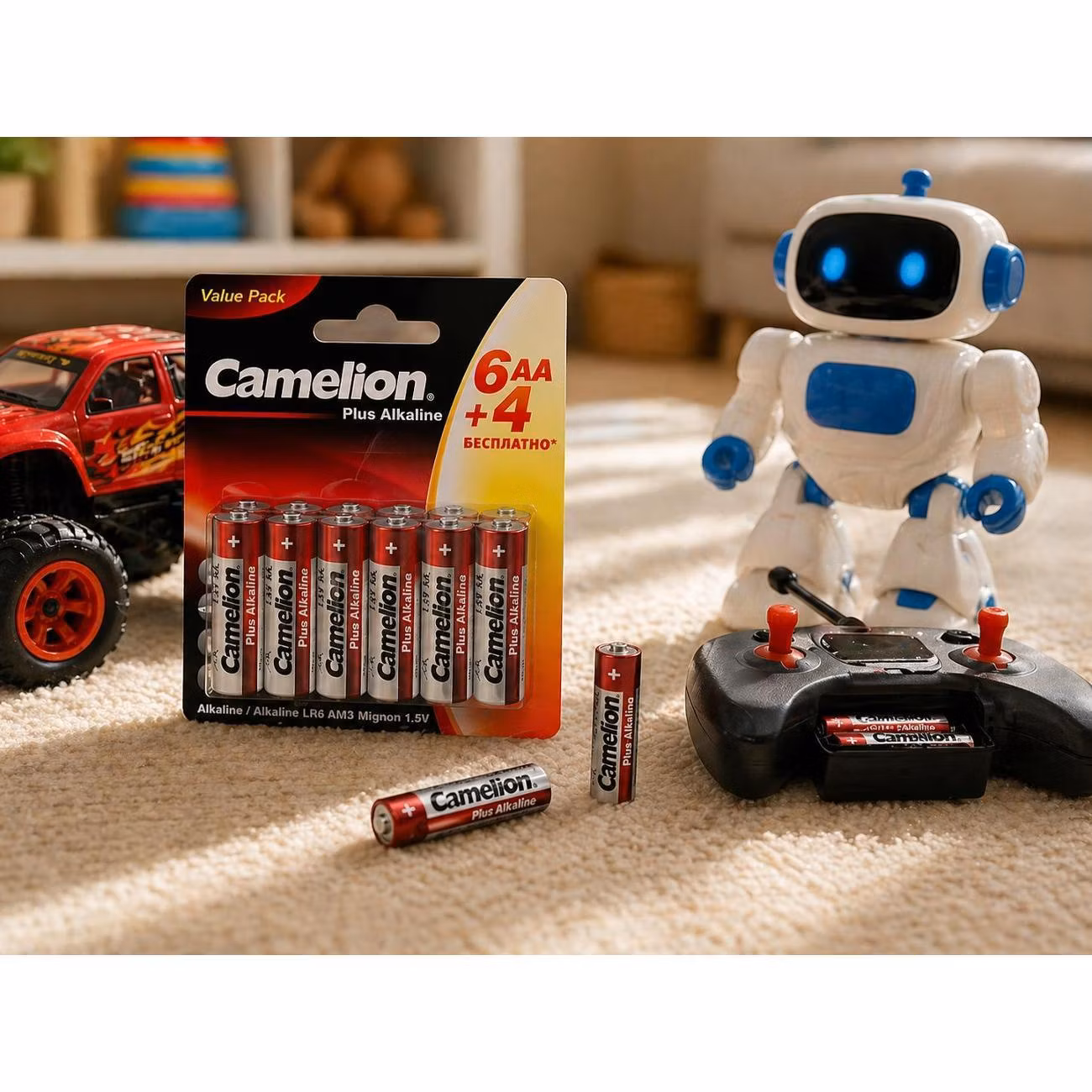 Батарея Camelion LR06-BP6+4 АА