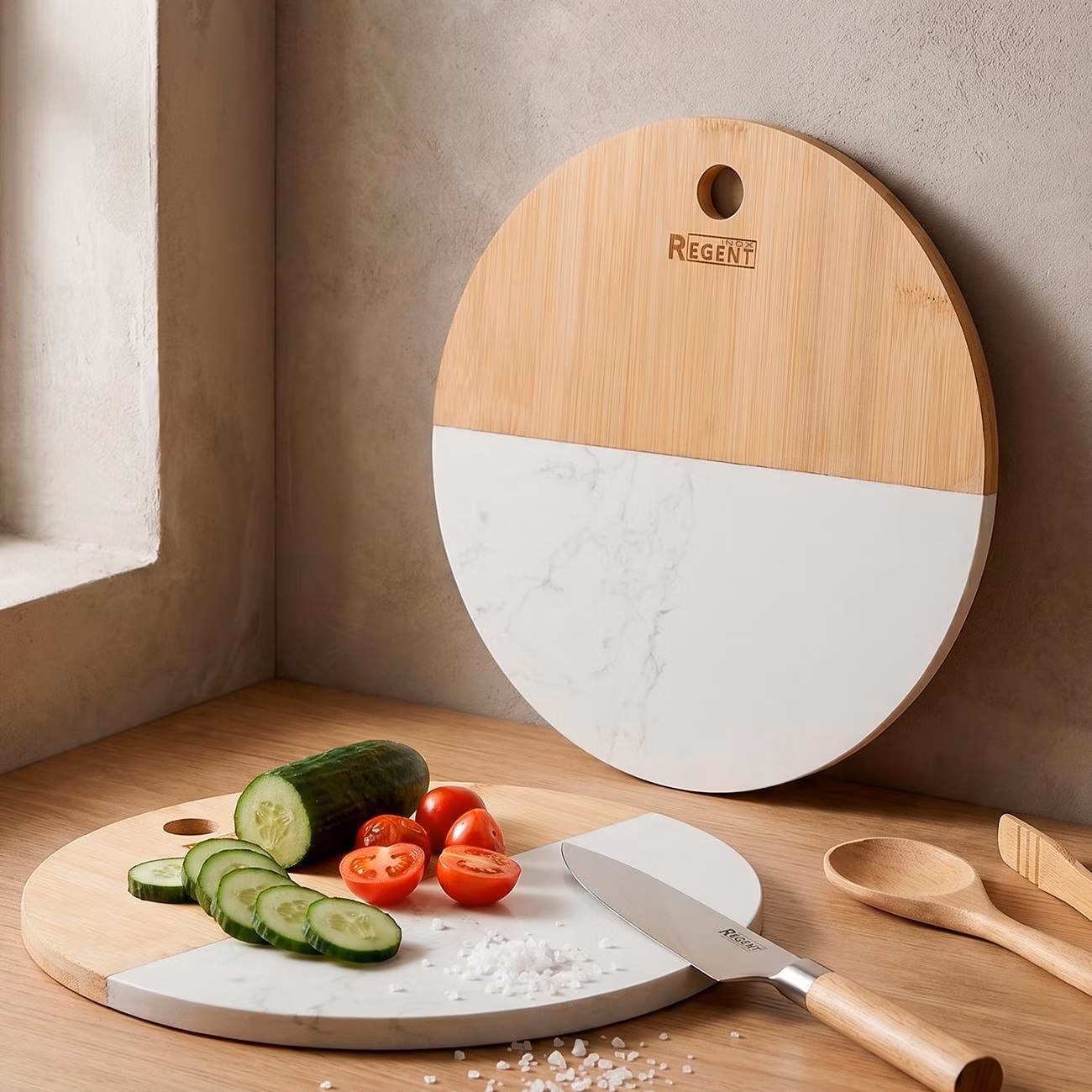 Доска разделочная 24см REGENT inox Bamboo