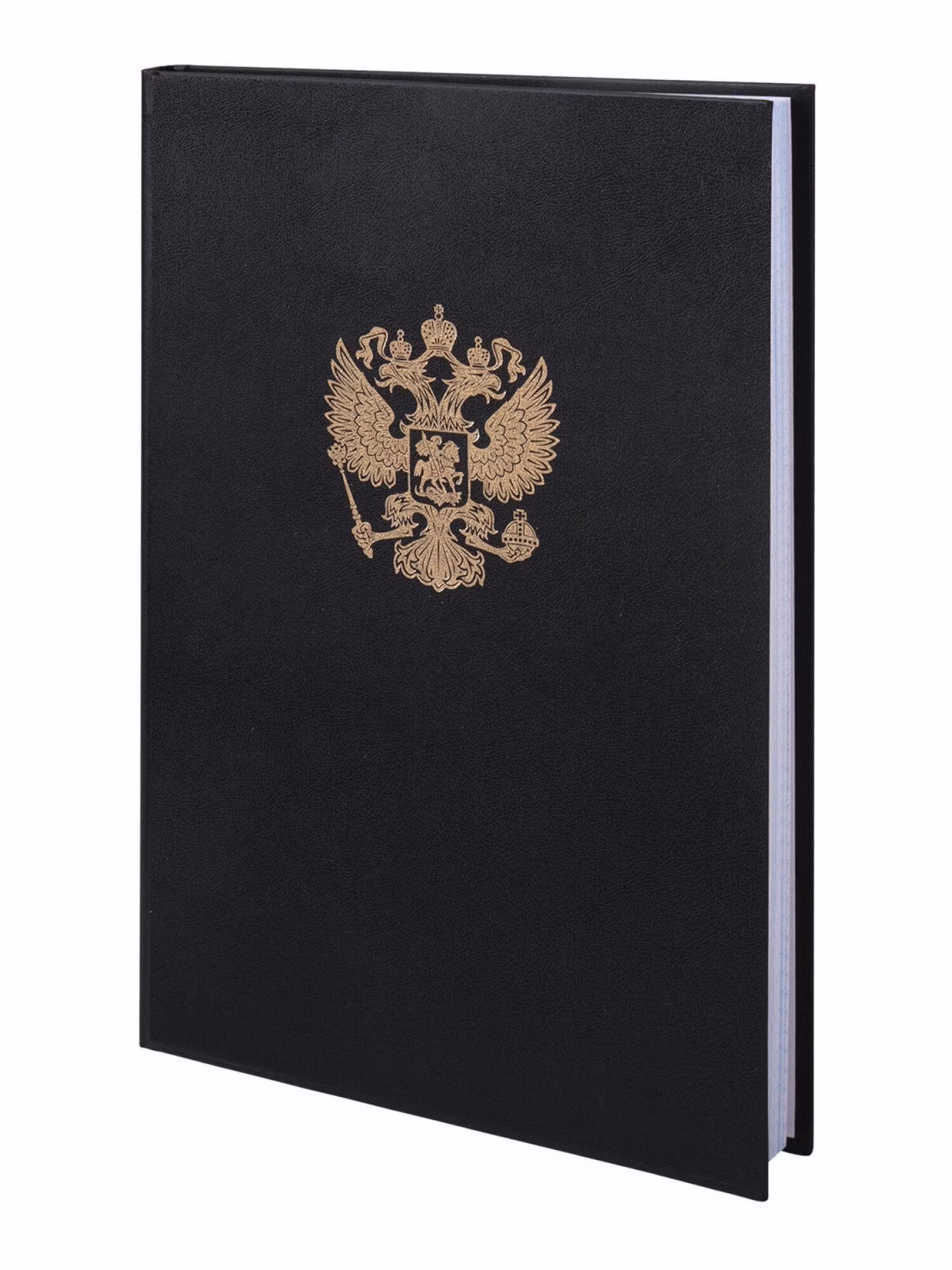 Книга учета Brauberg Книга учета 96л клетка бумв офсет герб А4 чер.BRG