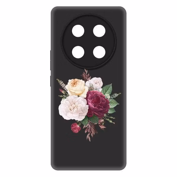 Чехол для смартфона, телефона Krutoff Цветочная композиция Honor X60 Pro