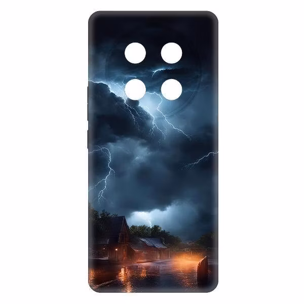 Чехол для смартфона, телефона Krutoff Ночная гроза Honor X60 Pro