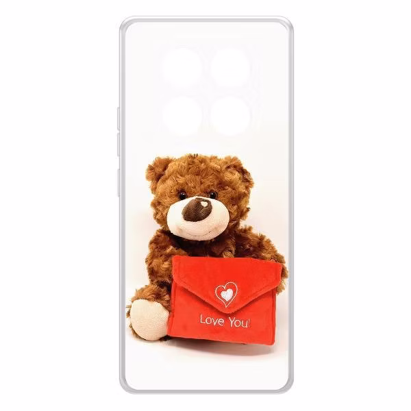Чехол для смартфона, телефона Krutoff Медвежонок тебя любит Xiaomi Redmi Note 14 Pro 4G