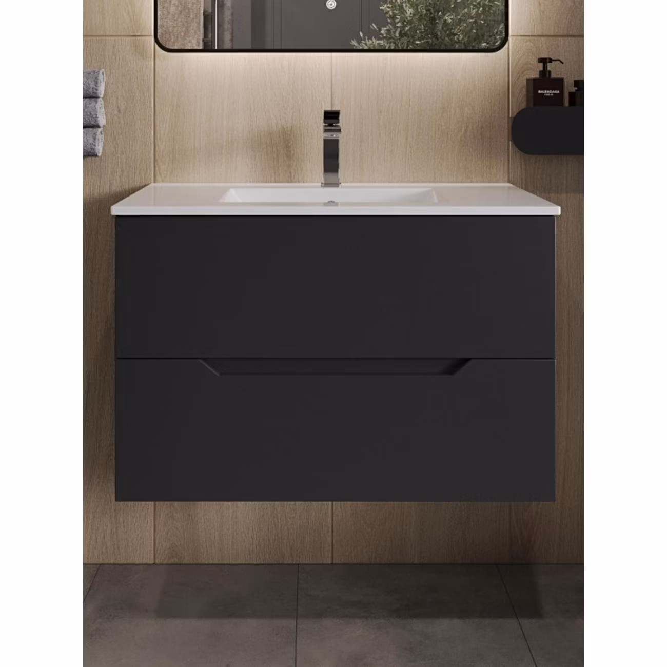 Тумба с раковиной Orange Li-70Tub+Ra
