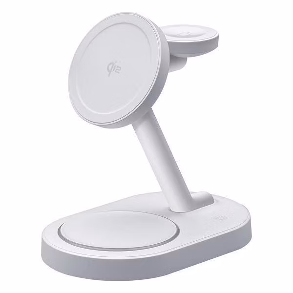 Беспроводное зарядное устройство Deppa 3 в 1 MagSafe QI2 NEO (23167)