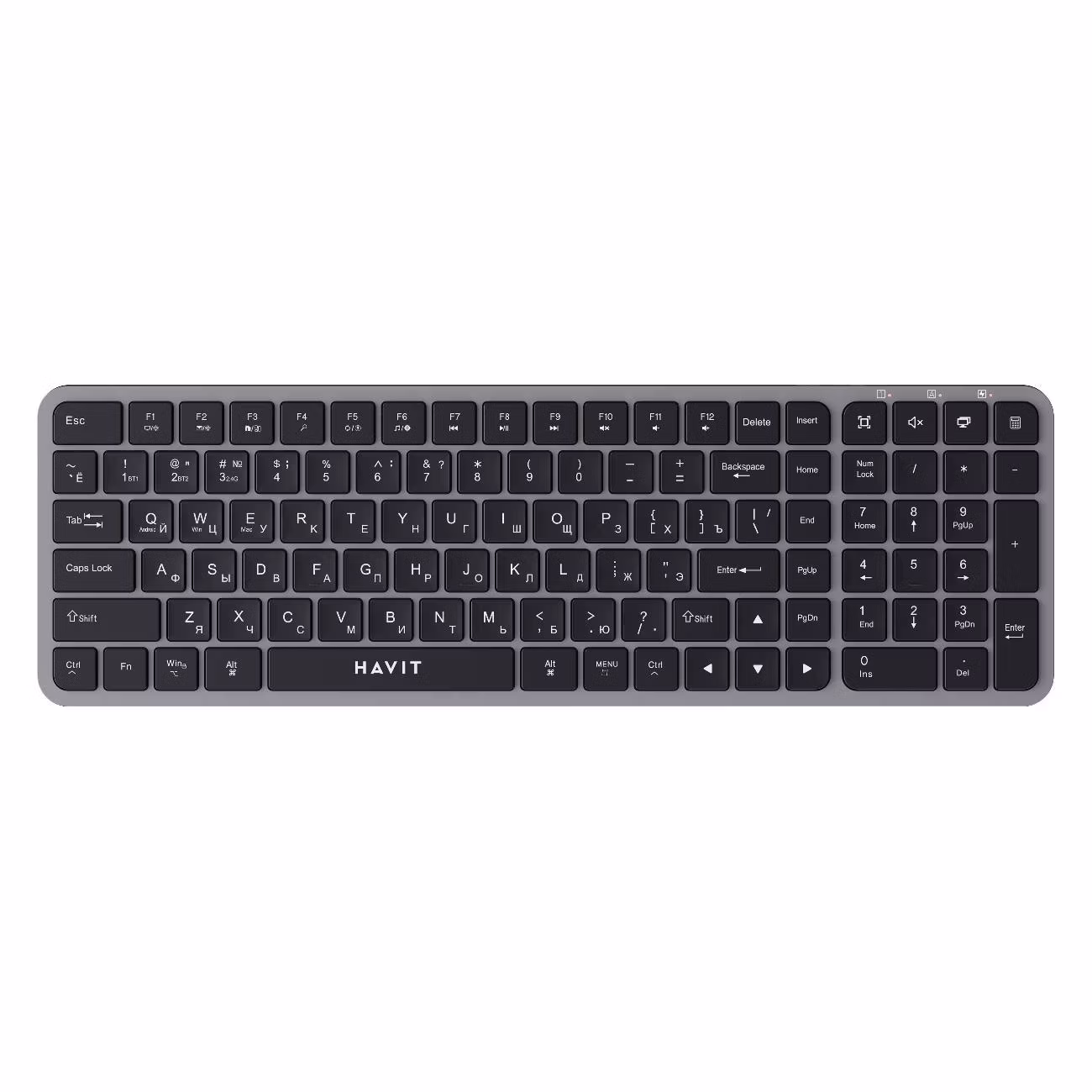 Клавиатура беспроводная Havit KB263WB Black