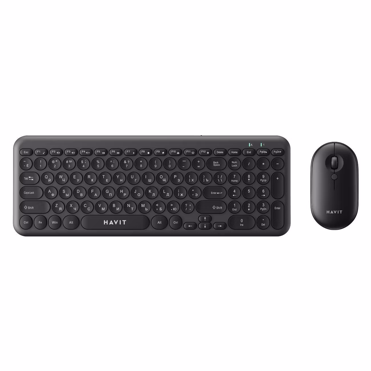 Комплект клавиатура+мышь Havit KB254GCM Black