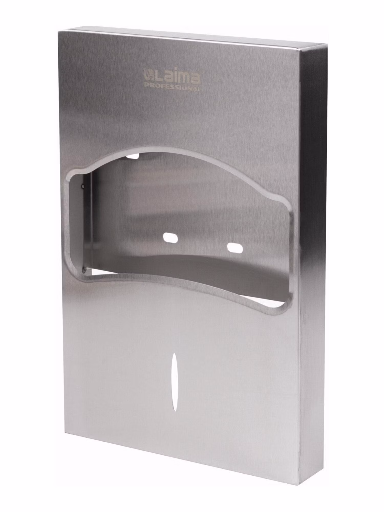 Диспенсер для покрытий на унитаз LAIMA PROFESSIONAL INOX, 1/4 сложения, нерж. сталь, матовый, 605704