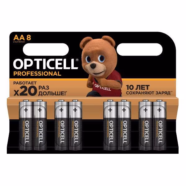 Батарея Opticell AA 8 шт 5052007