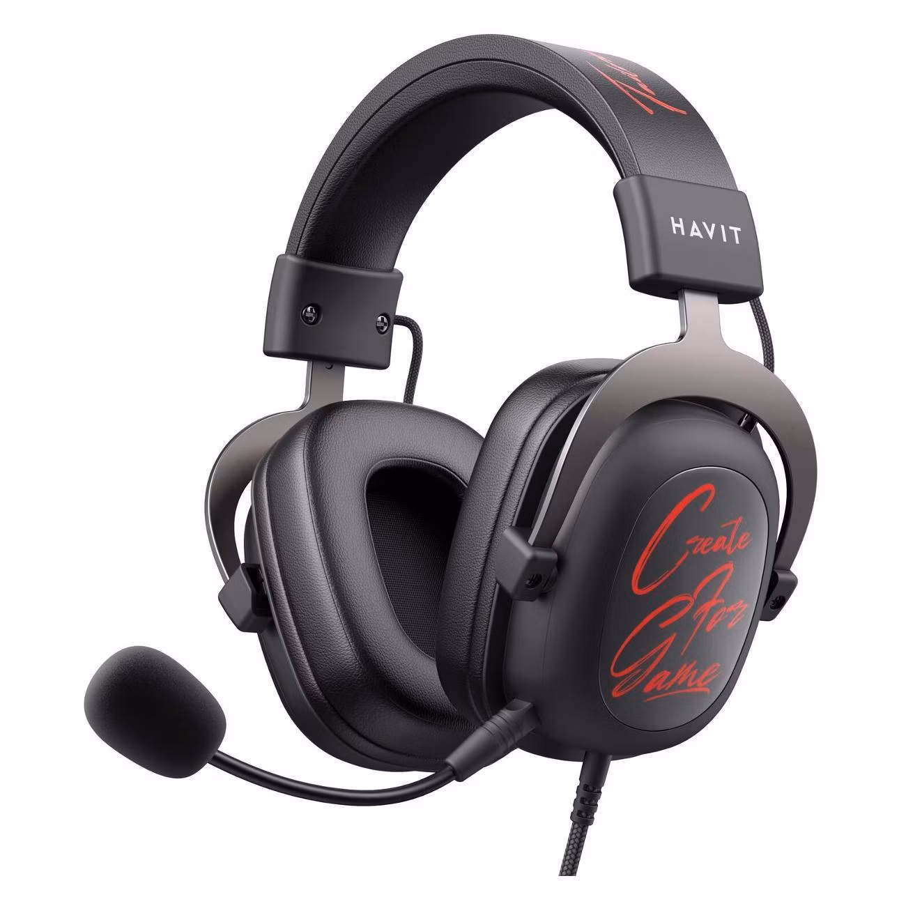 Игровые наушники Havit H2002d черный+Ochre