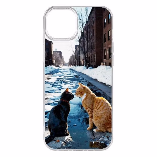 Чехол для смартфона, телефона Krutoff для Мартовские коты iPhone 15 Plus