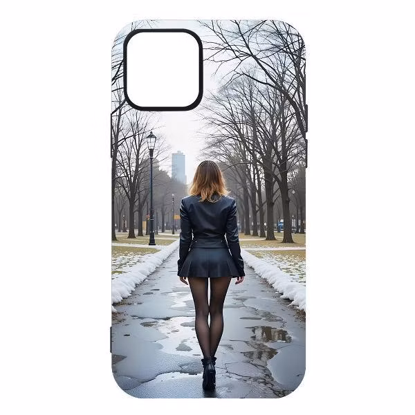 Чехол для смартфона, телефона Krutoff Авокадо Веселый для iPhone 16 черный (599183)
