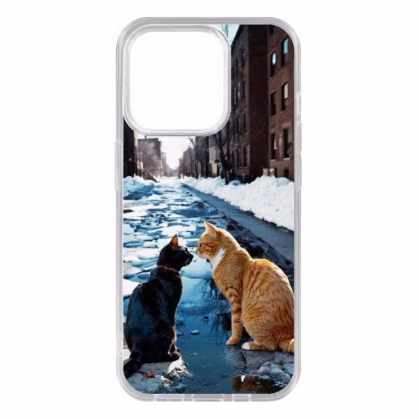 Чехол для смартфона, телефона Krutoff для Мартовские коты iPhone 15 Pro