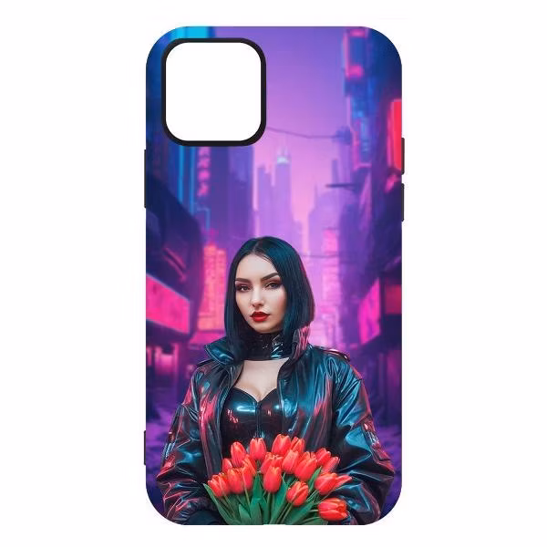 Чехол для смартфона, телефона Krutoff для Киберпанк-весна iPhone 12 Pro Max черный