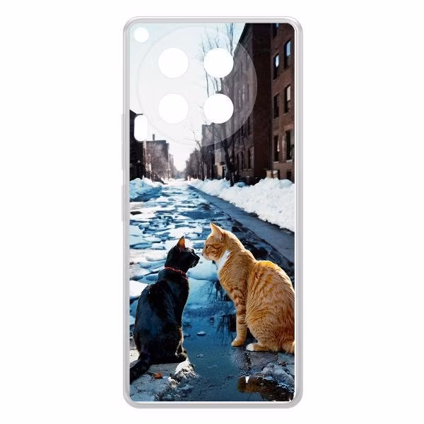 Чехол для смартфона, телефона Krutoff Мартовские коты TECNO Camon 30
