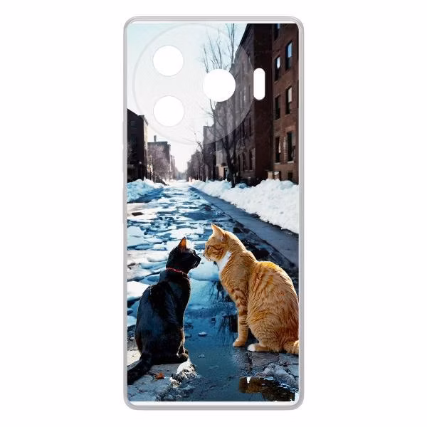 Чехол для смартфона, телефона Krutoff Мартовские коты TECNO Camon 30 Pro 5G