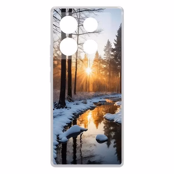 Чехол для смартфона, телефона Krutoff Подснежники Oppo A38 4G