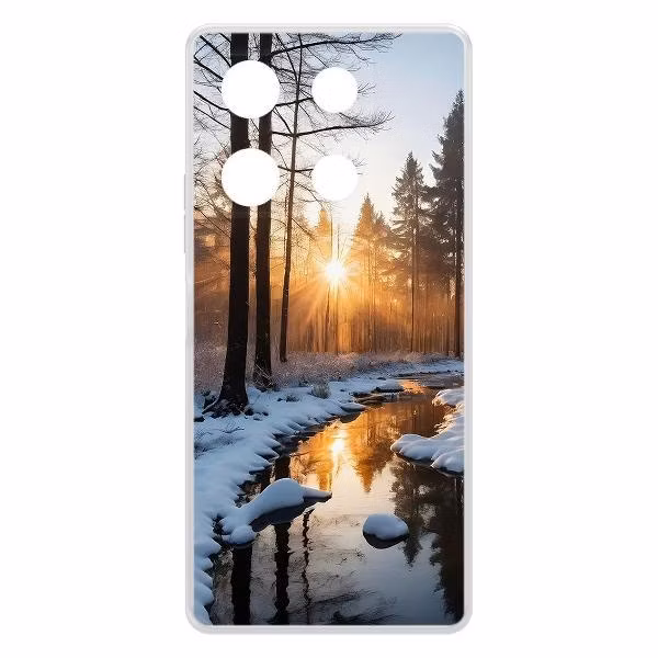 Чехол для смартфона, телефона Krutoff Весна в лесу INFINIX Note 30 Pro