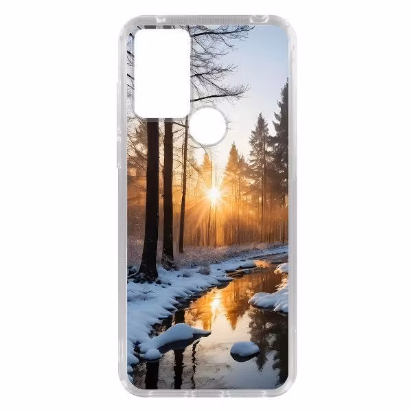 Чехол для смартфона, телефона Krutoff Весна в лесу TCL 306