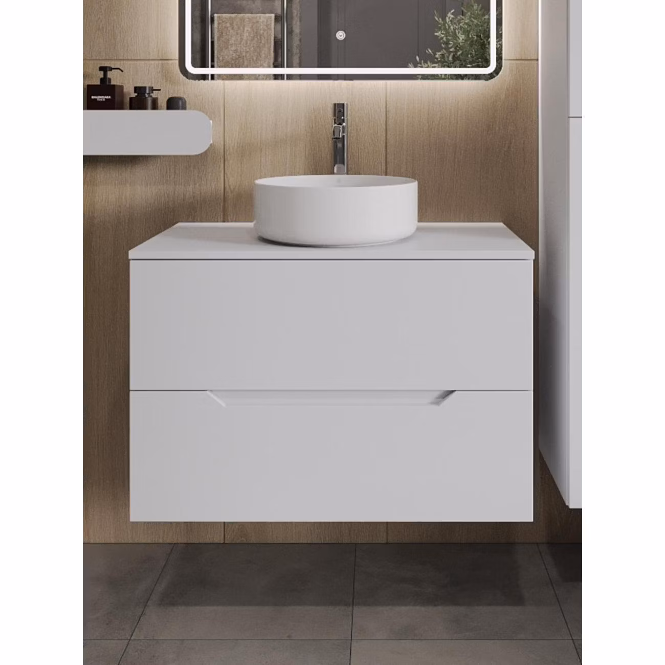 Тумба с раковиной Orange Li-80TuwMDF+B09-360W