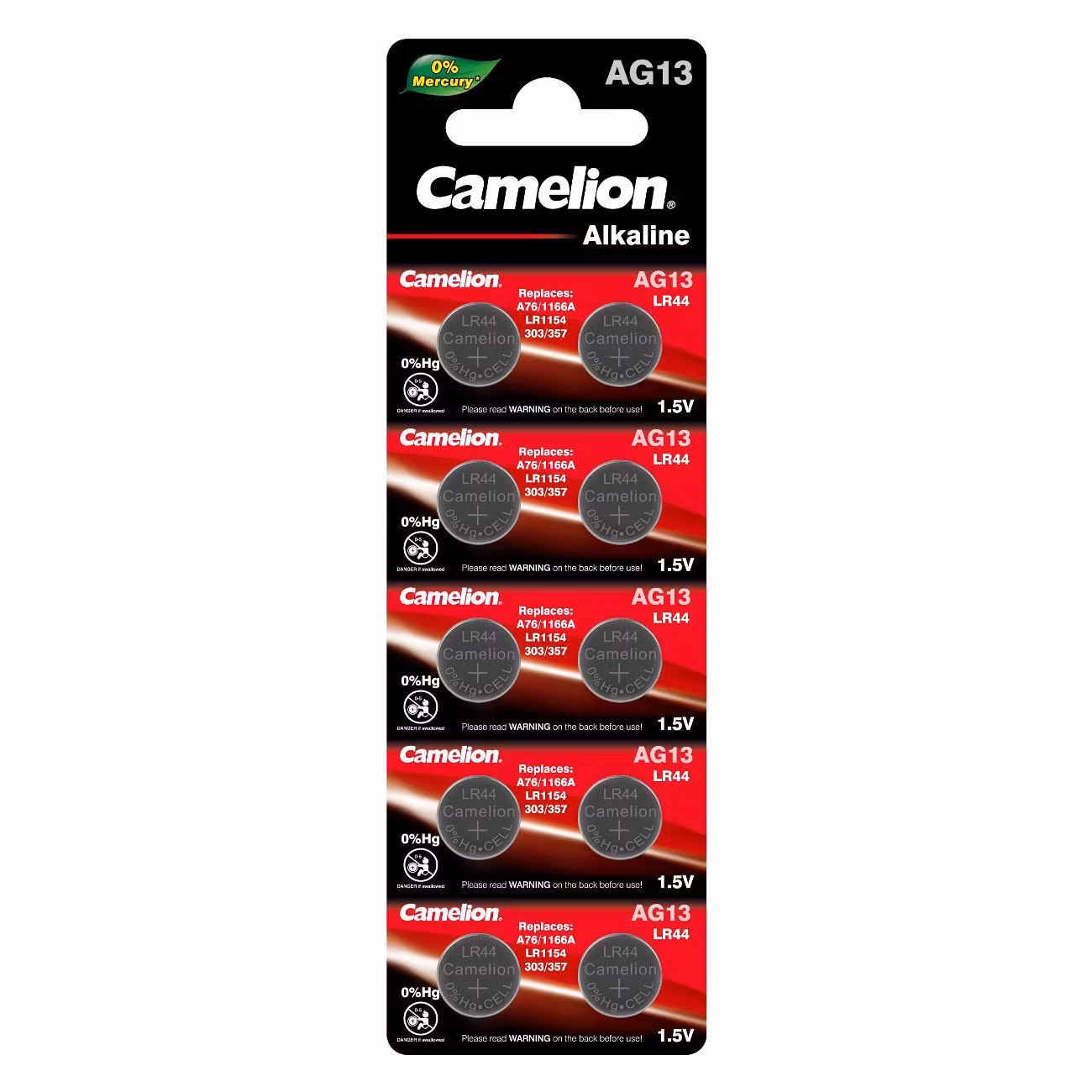 Батарея Camelion AG13-BP10