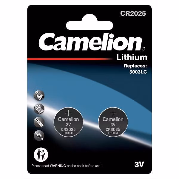 Батарея Camelion CR2025-BP2