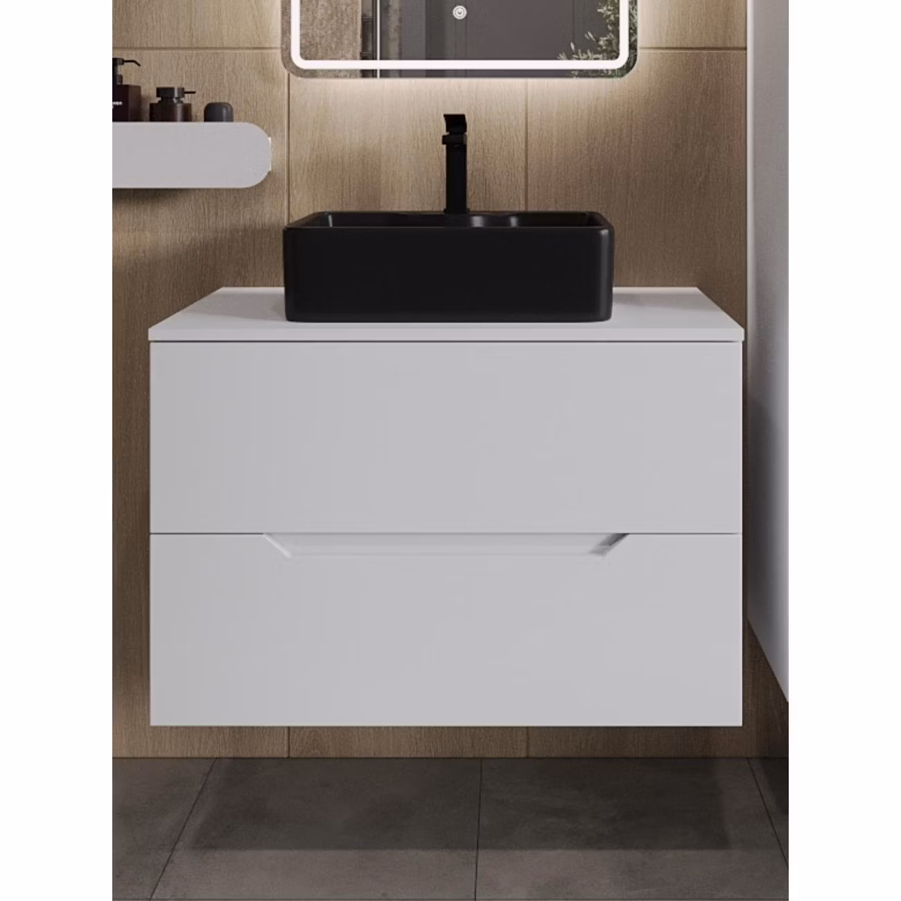 Тумба с раковиной Orange Li-80TuwMDF+B01-475MB