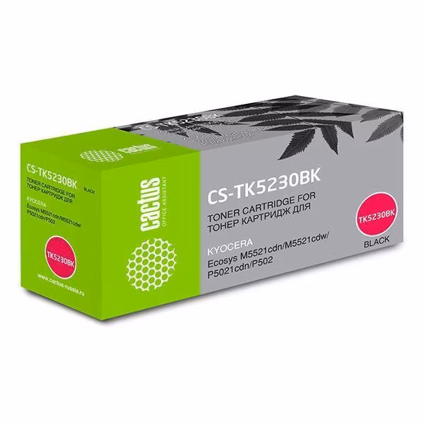 Картридж лазерный Cactus CS-TK5230BK