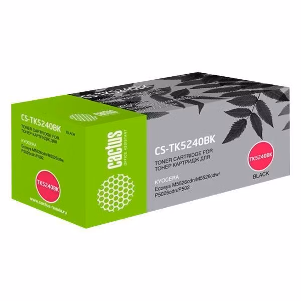 Картридж лазерный Cactus CS-TK5240BK